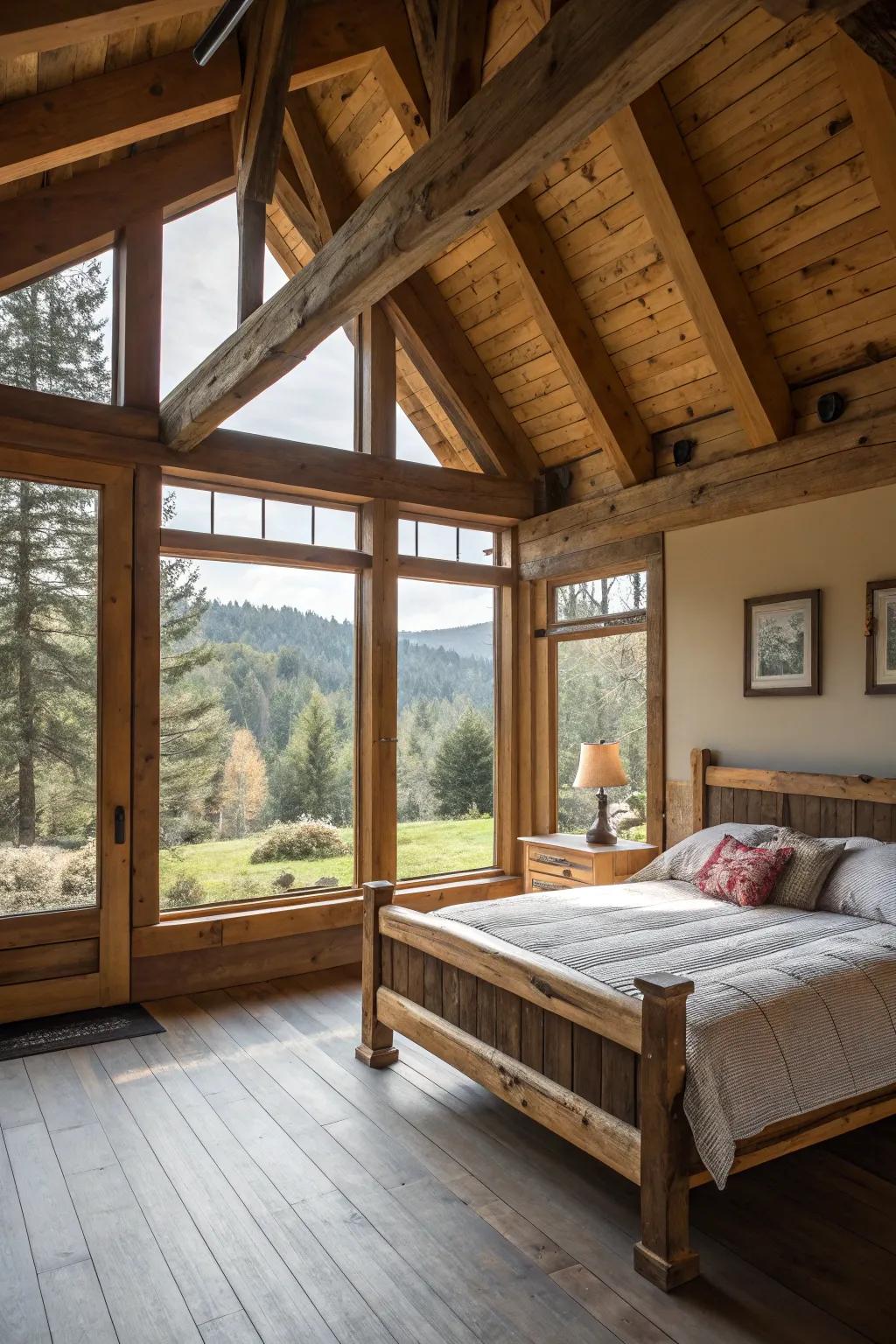 An open design invites light and serenity.