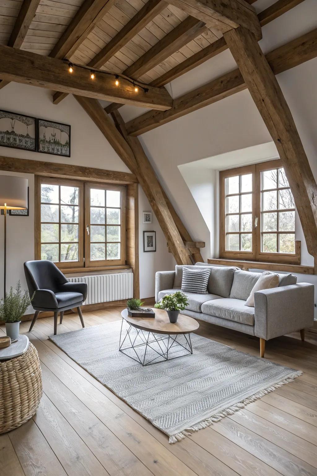 Classic and contemporary elements unite in this Scandinavian room.