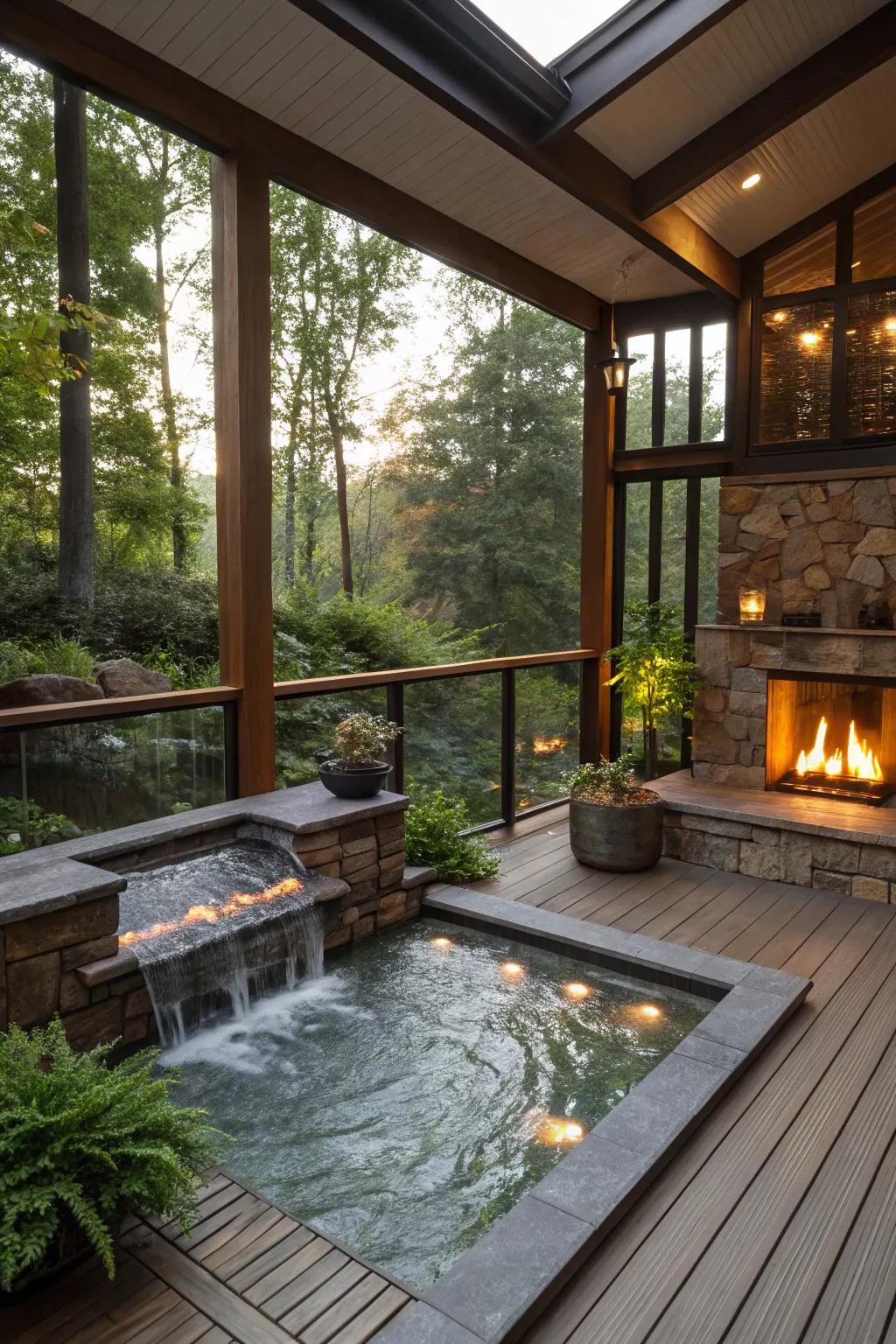 Find calm in a Zen seclusion featuring comforting details.