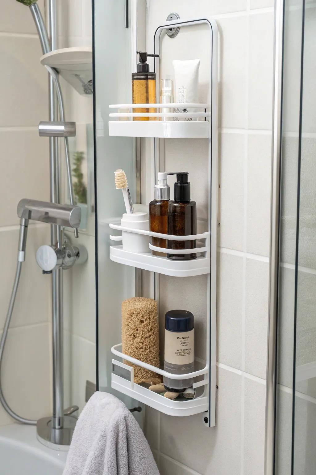 Extendable ledges provide versatile storage capable of adapting to every space.