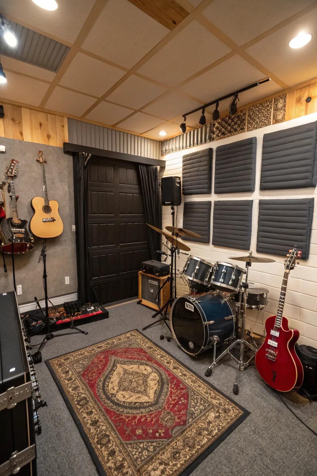 A specialized area for musical appreciation and invention.