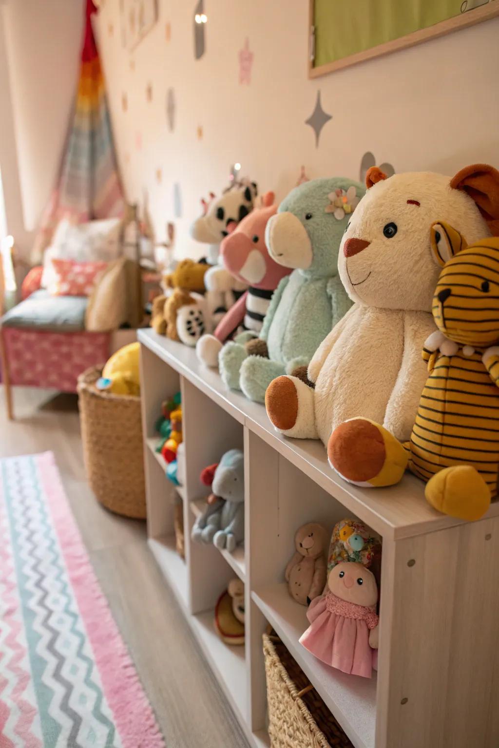 Playful components heighten the nursery's allure and interaction.