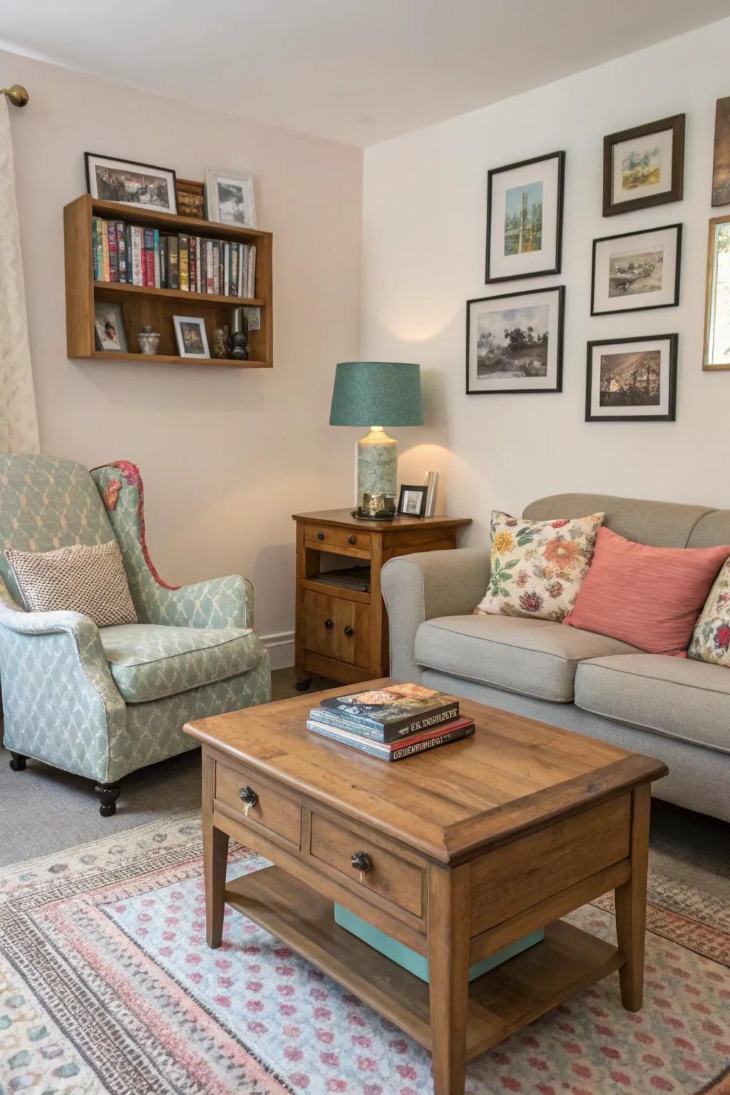 Mixing styles makes your space personal.