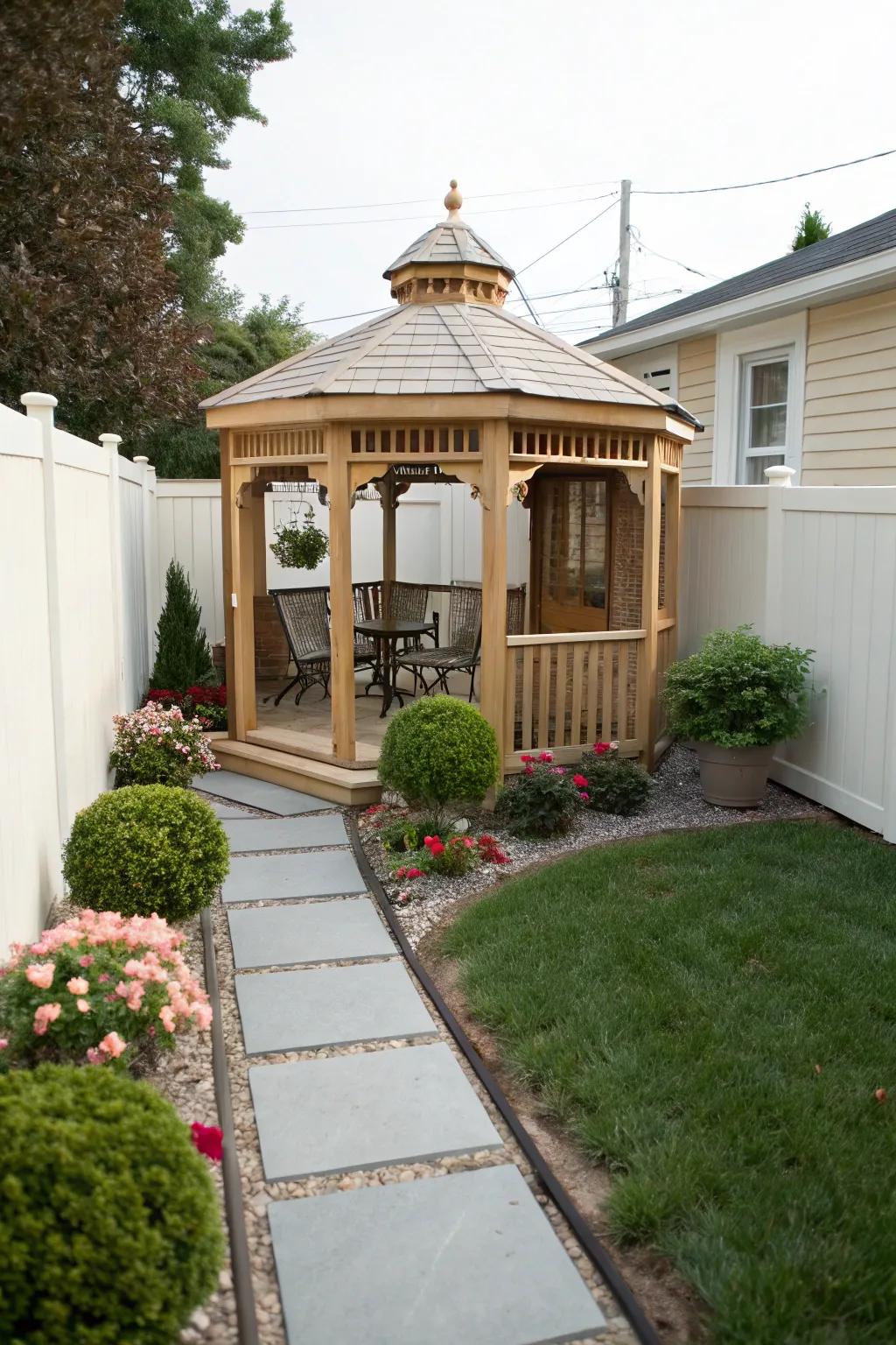 Streamlined blueprint fits flawlessly in small spaces.