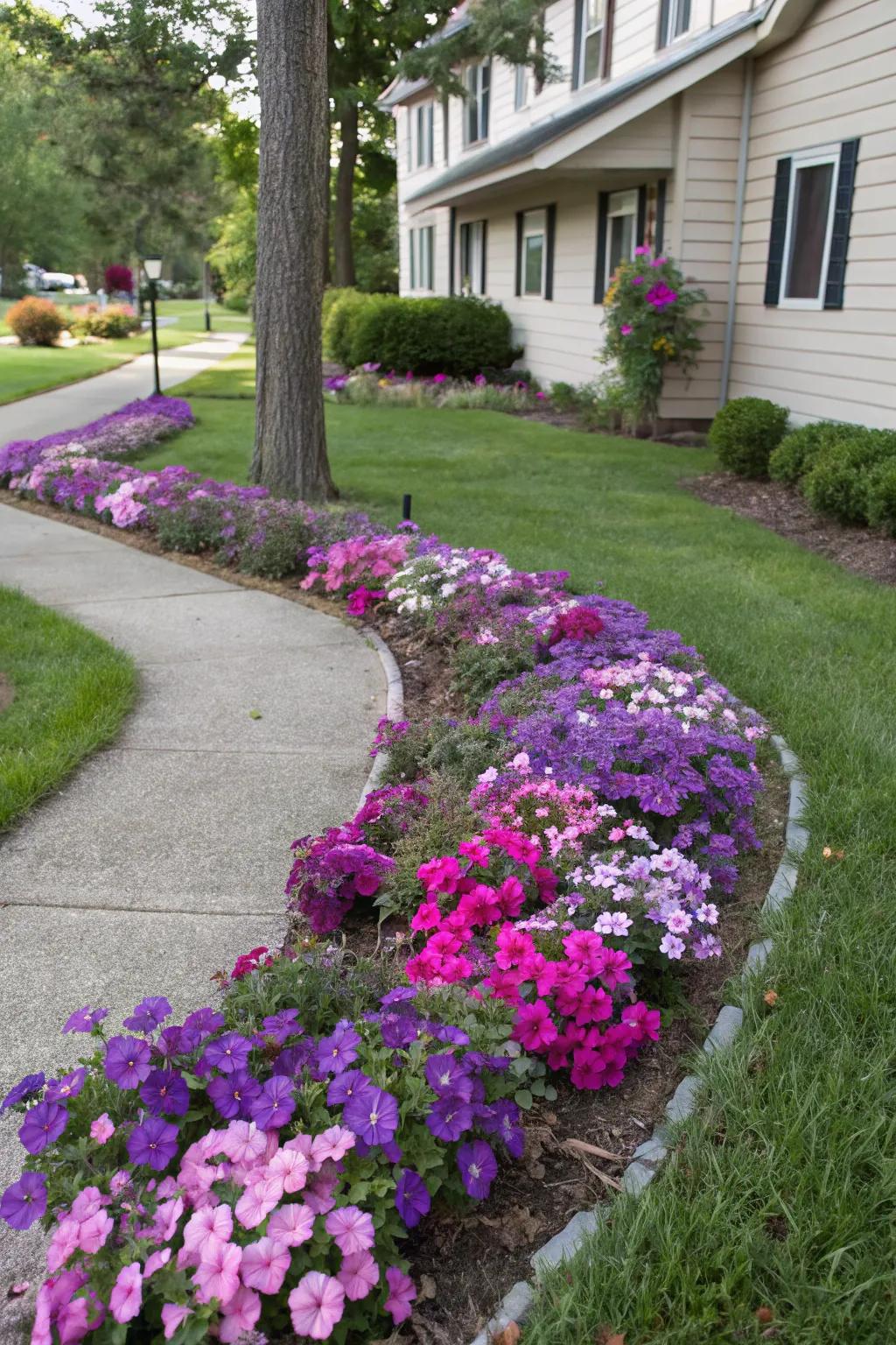 Craft harmony using a unified color palette.