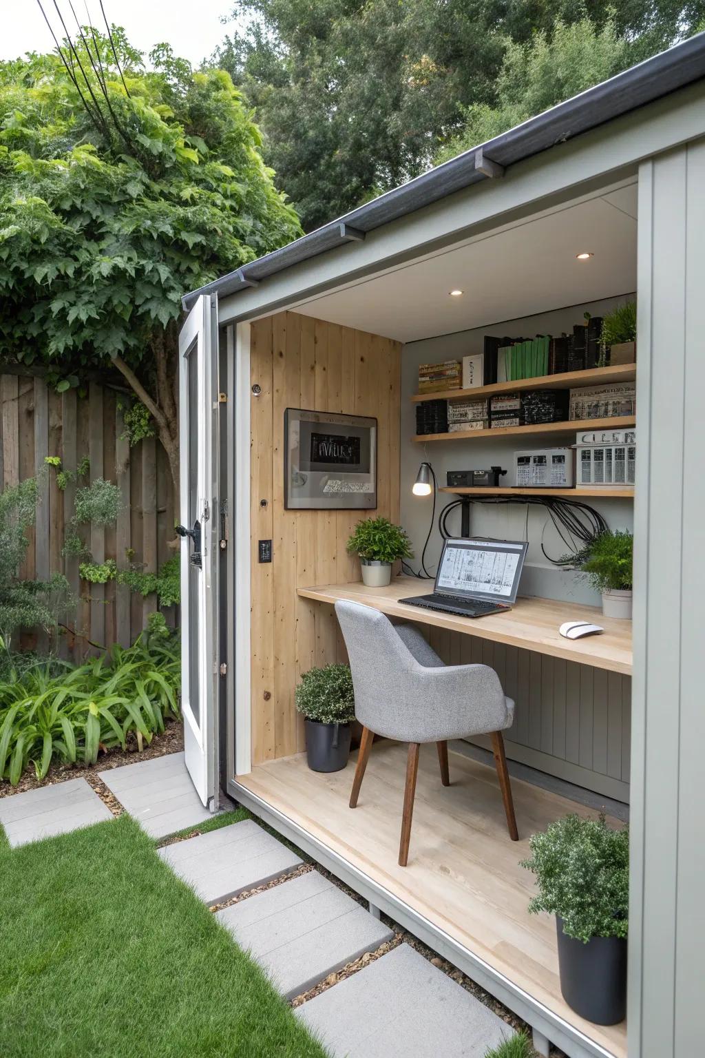 Fluid technology integration within the workspace.