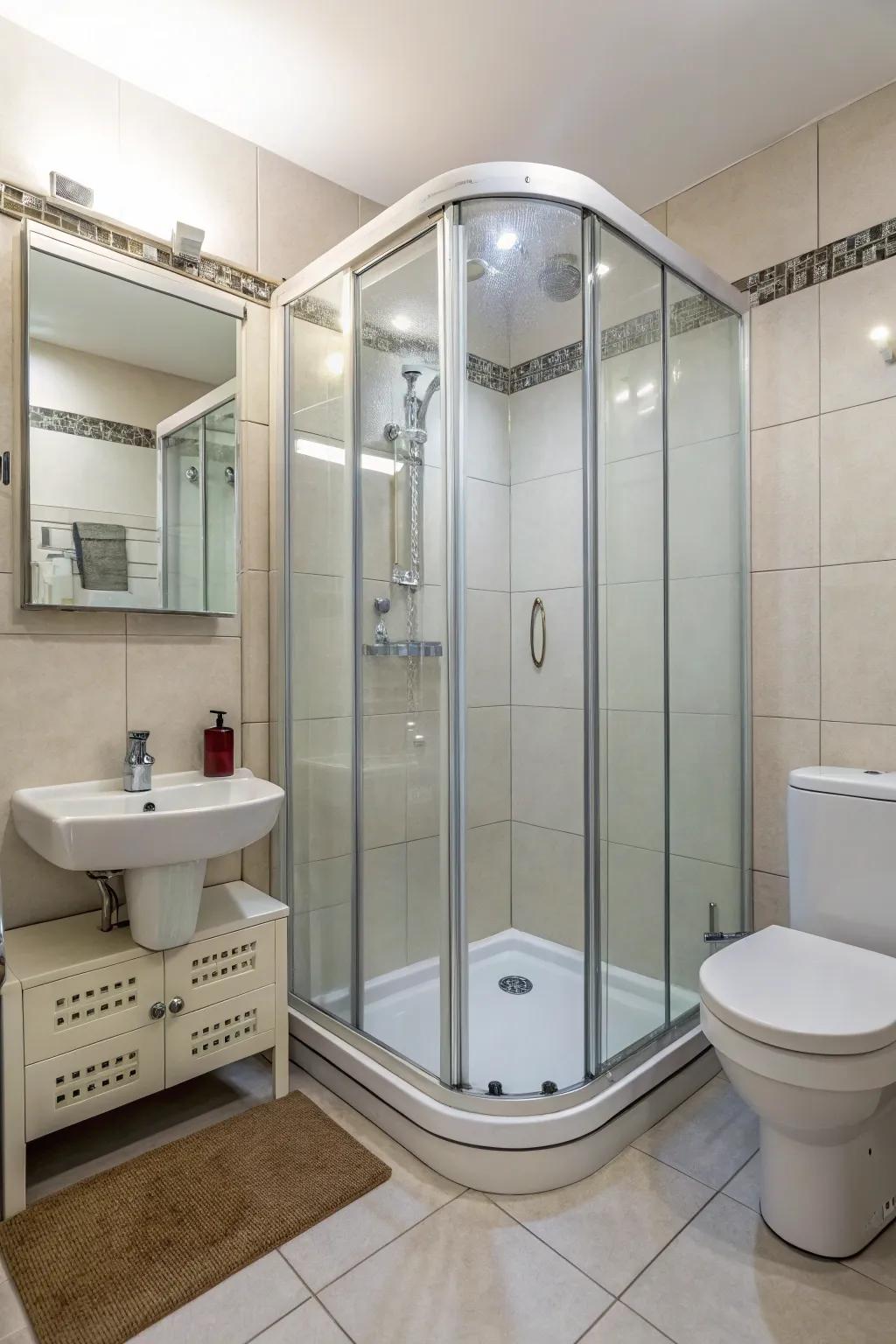 Optimize your space with angled-edge designs.