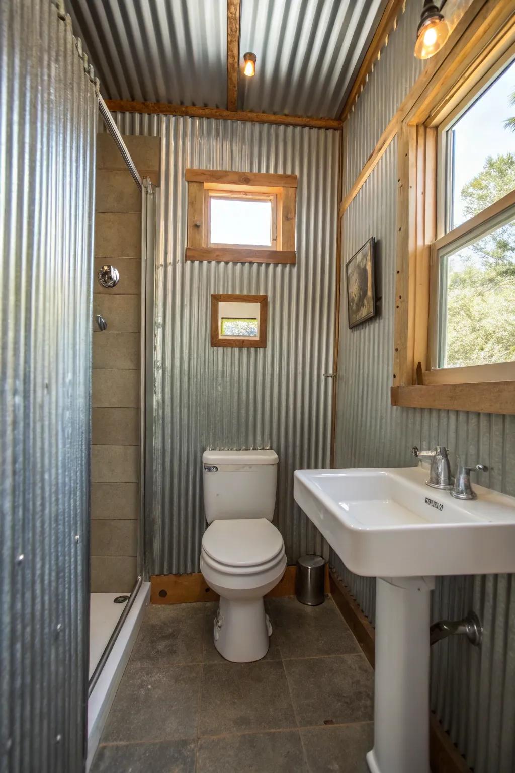 Industrial feels create a unique visual appeal.