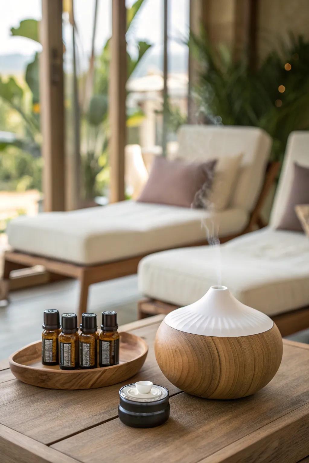 Transform your spa using calming aromatherapy.