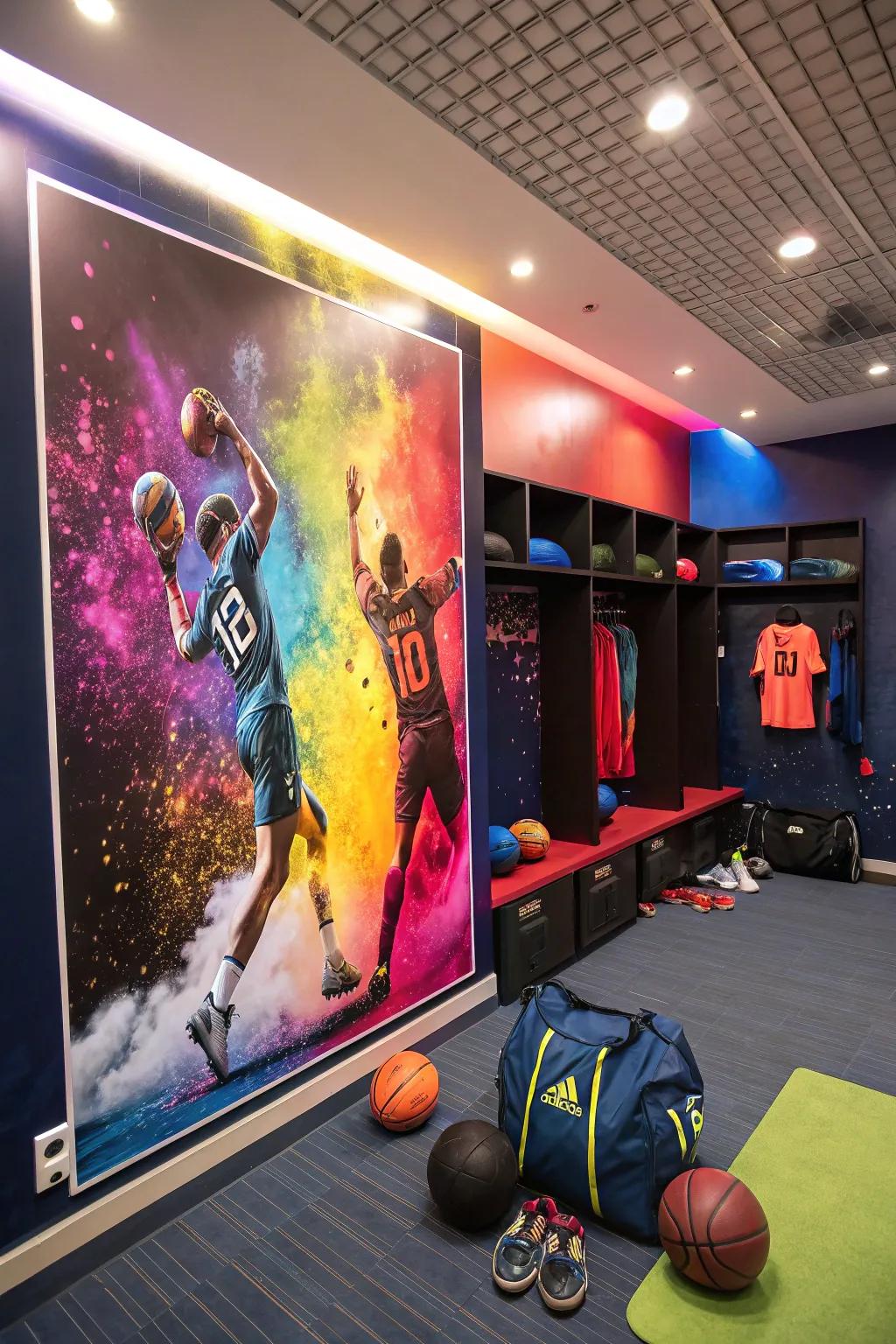 Infuse your area through energy utilizing vibrant athletic arts.