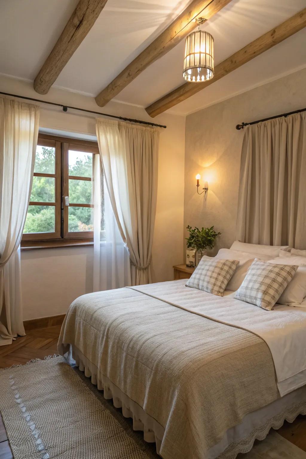 Airy linen materials provide an airy and fresh spring sensation.