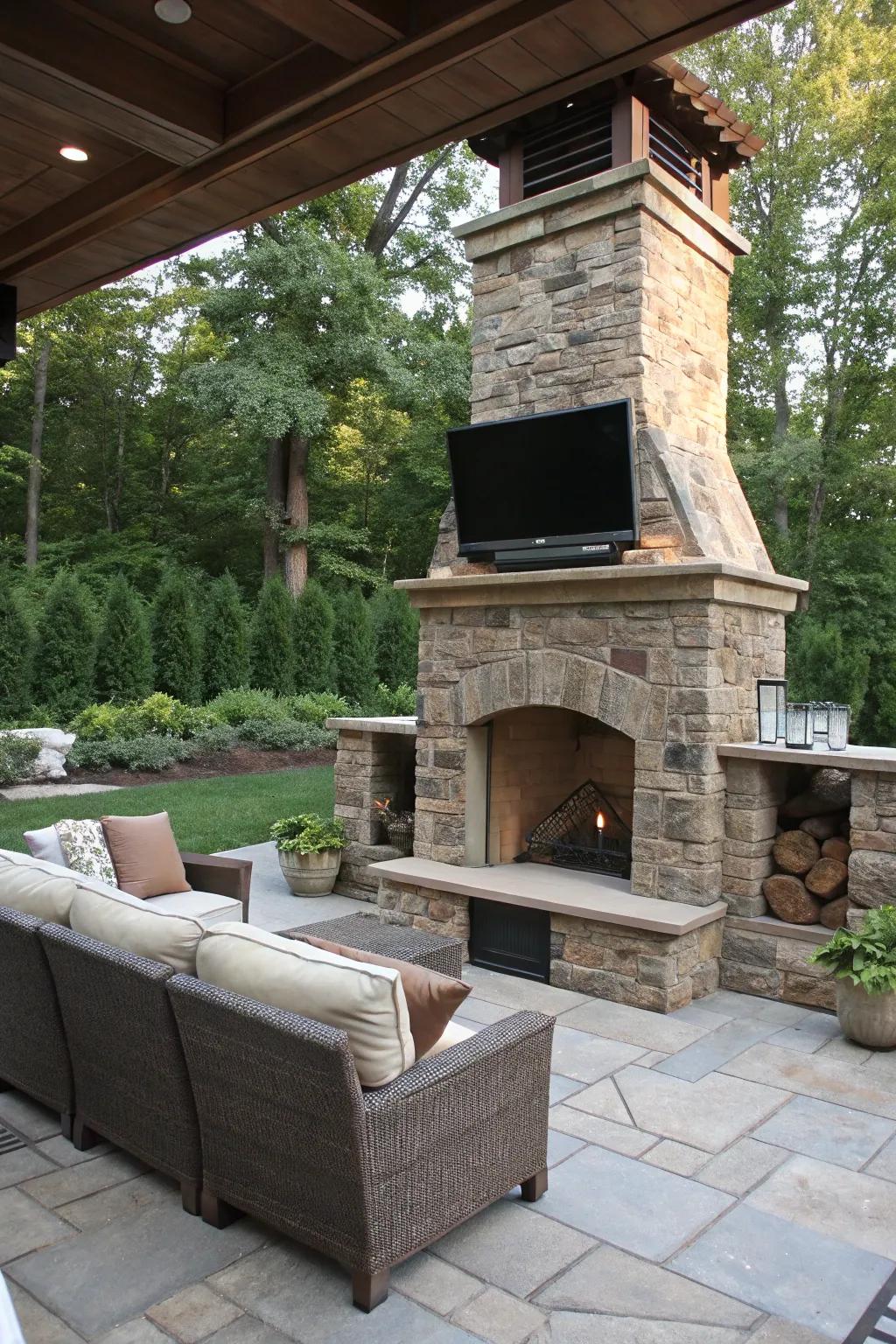 Starry nights and movies by the fire.