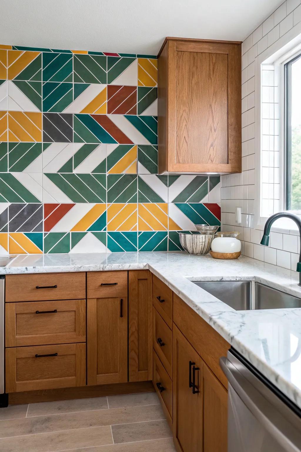 Incorporate symmetrical flair for an artistic touch.