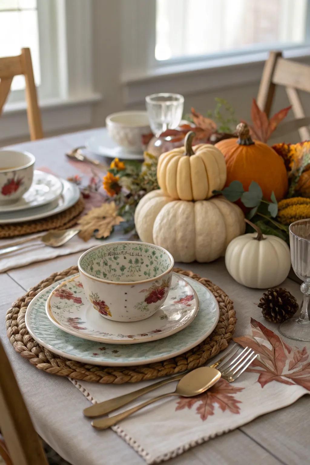 Treasured pieces impart a distinctive vintage allure.