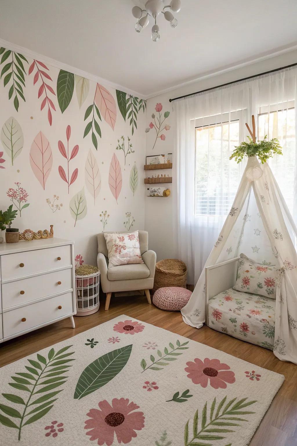 Nature-influenced components offer a fresh and calming ambiance.