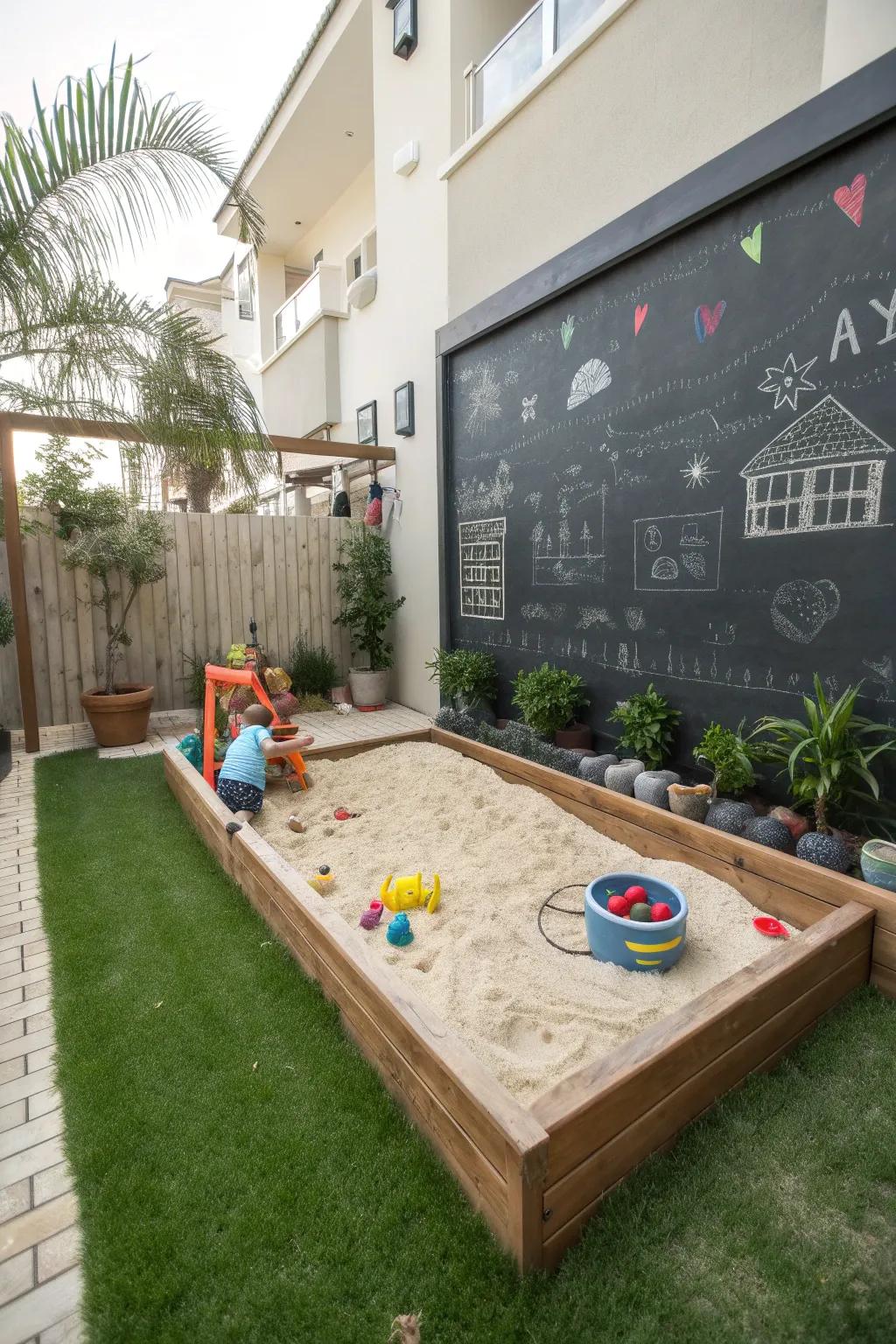 Construct a lively space for children.