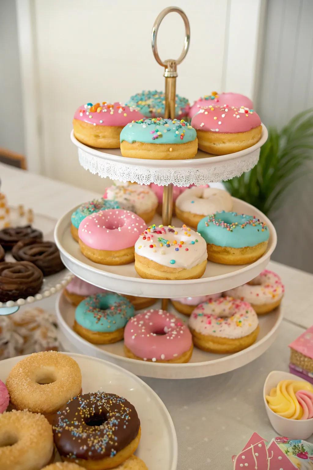 Ring fritter utopia featuring frosted rings.