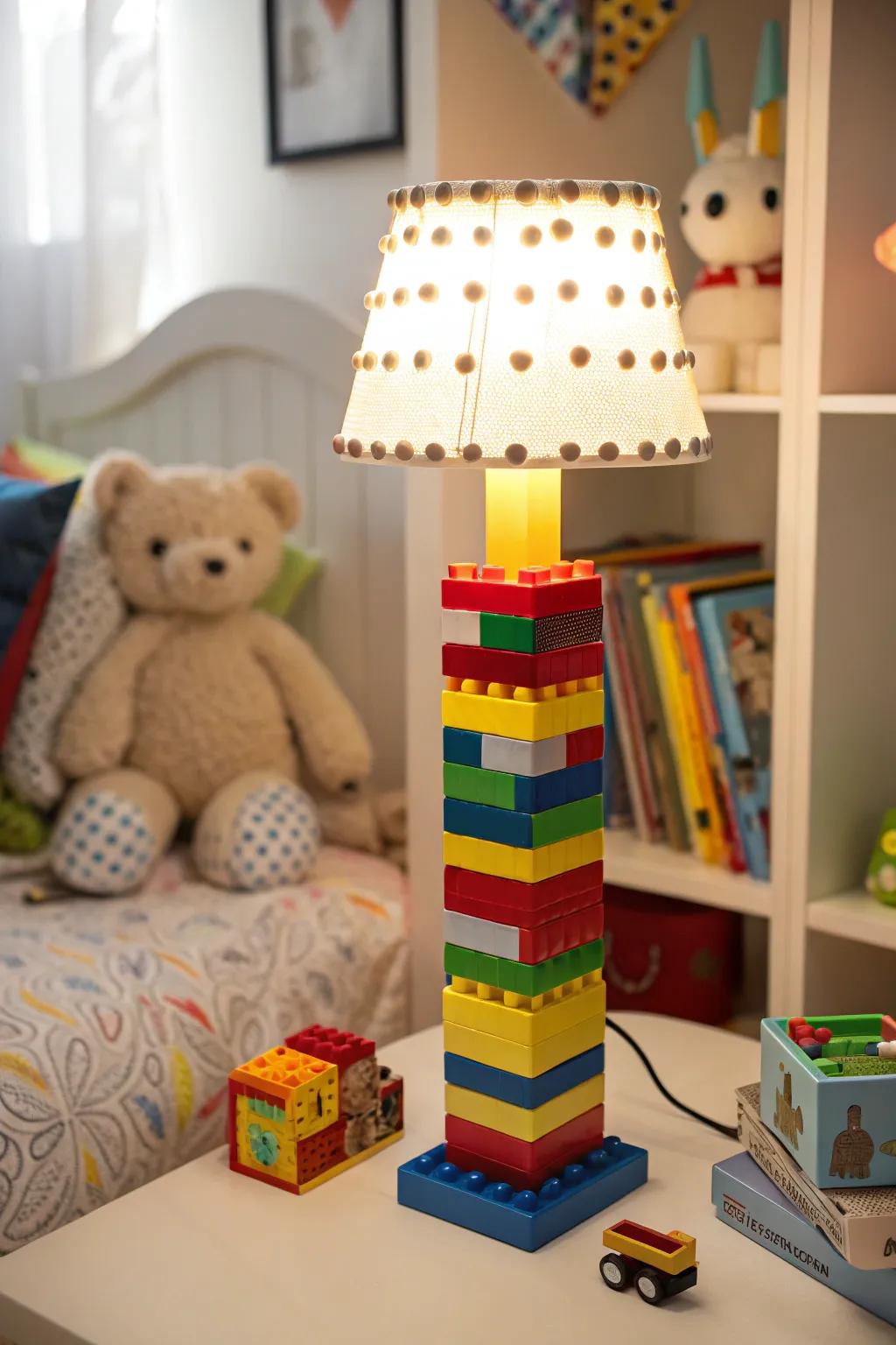 Unleash inventiveness through a block lamp.