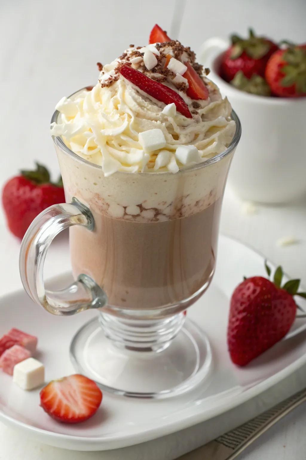 Creamy Chocolate Berry Latte: an enchanting harmonious merger