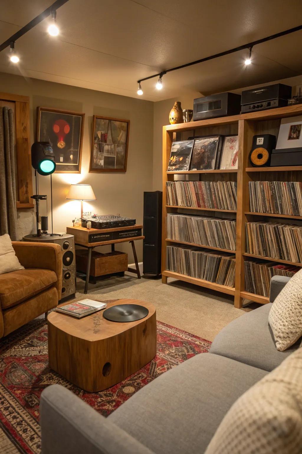 Celebrate your musical interests in a dedicated space.