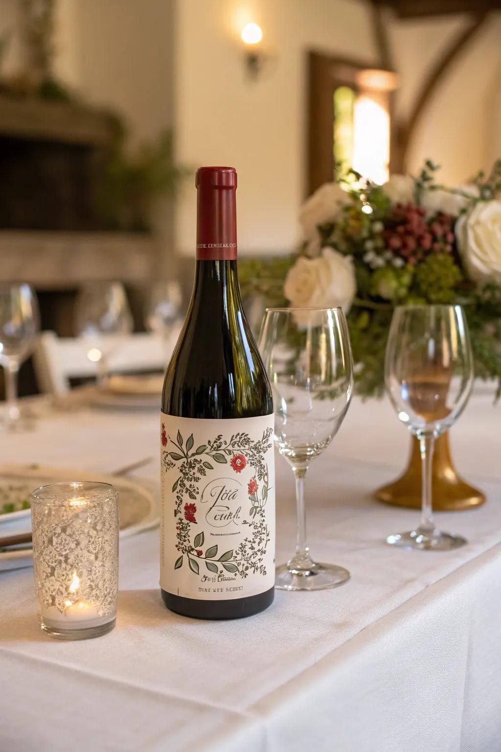 Custom marks contribute a caring and unique sensation.