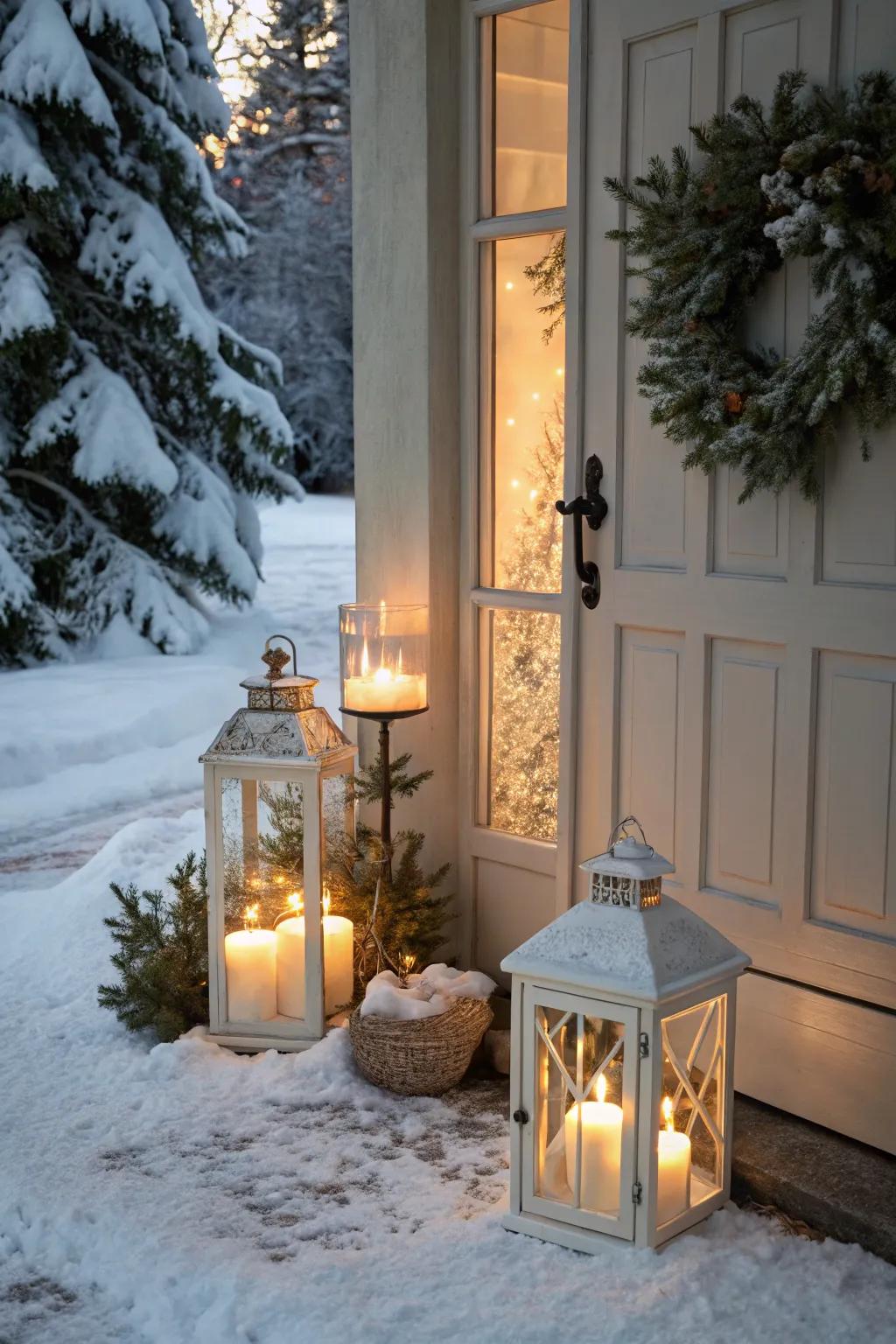 Sconces impart warmth and elegance to your entryway.