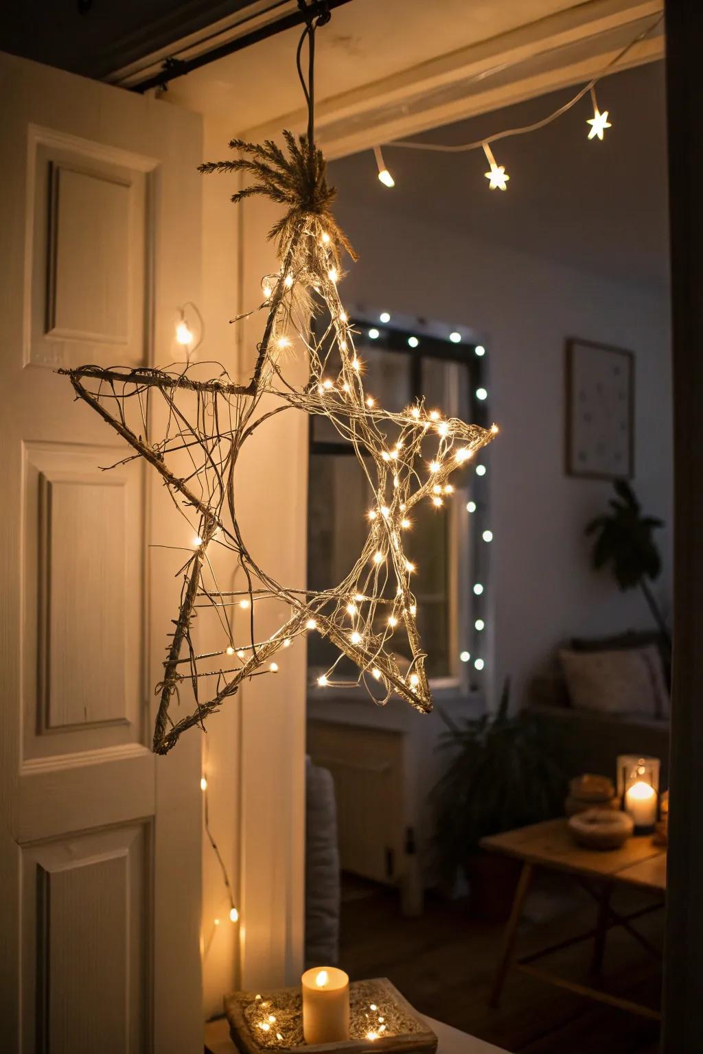 A fantastical fairy illumination starry strand for bewitching evenings.