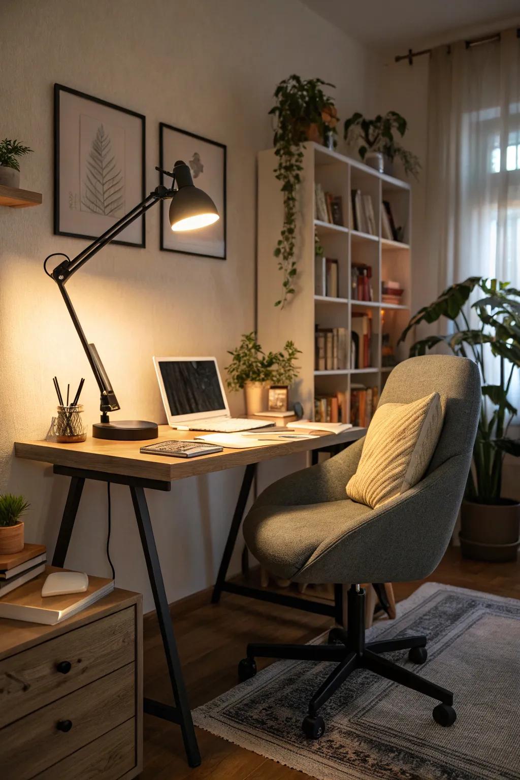 Lighting solutions adaptable to your work preferences.