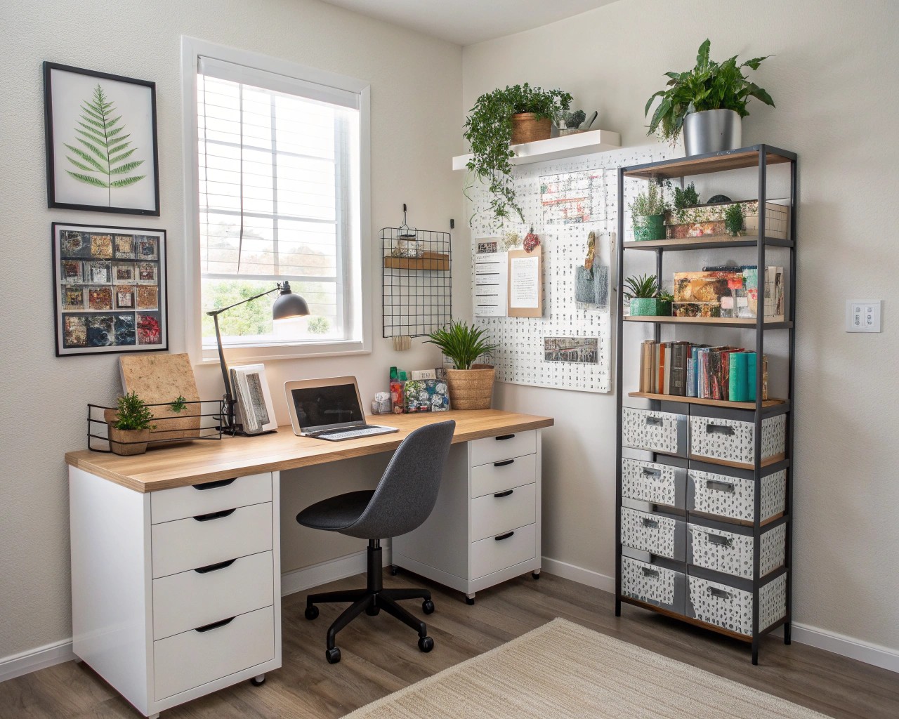 Blend functionality and aesthetics with creative storage solutions for small spaces.