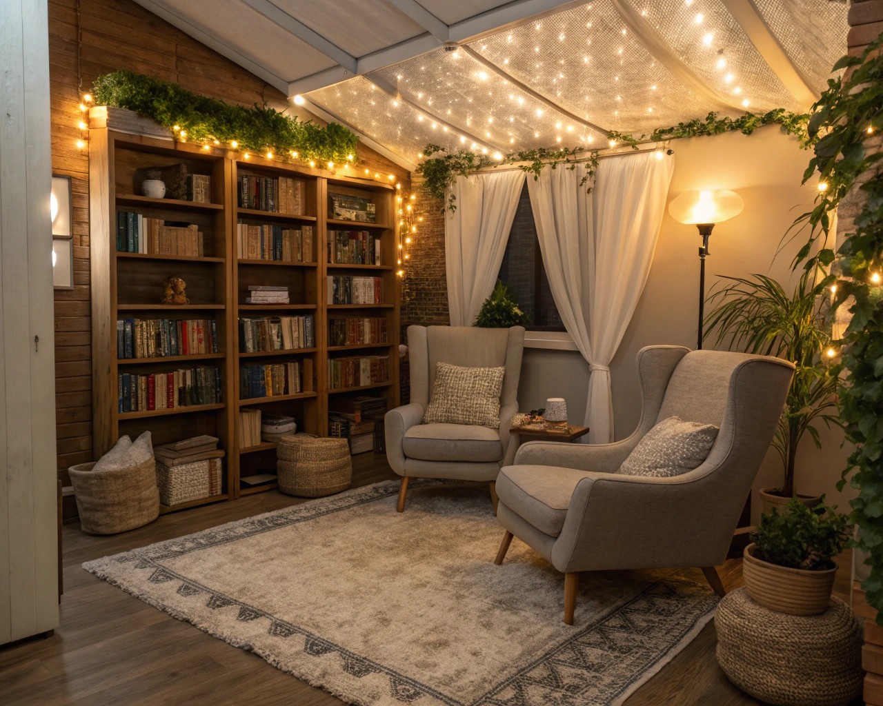 Layered lighting brings warmth and depth to even the smallest of spaces.