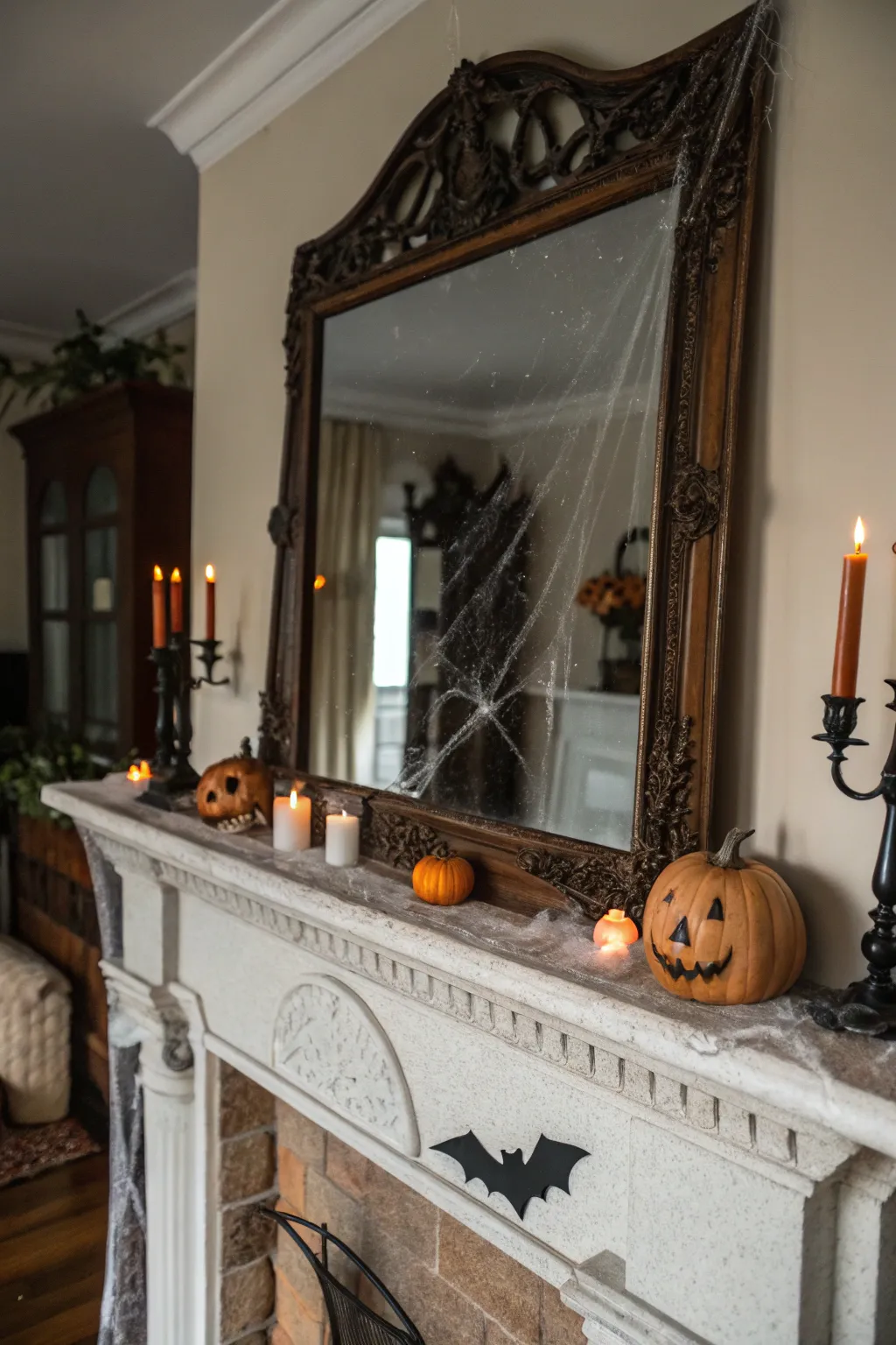 Modern Halloween Fireplace Designs to Try