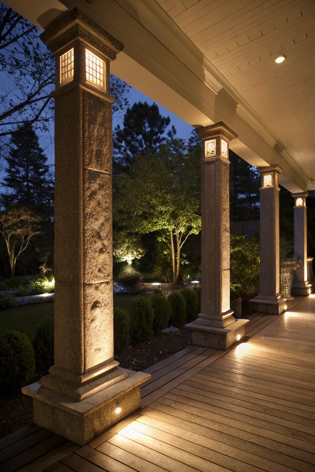 Fresh Column Ideas for a Square Porch