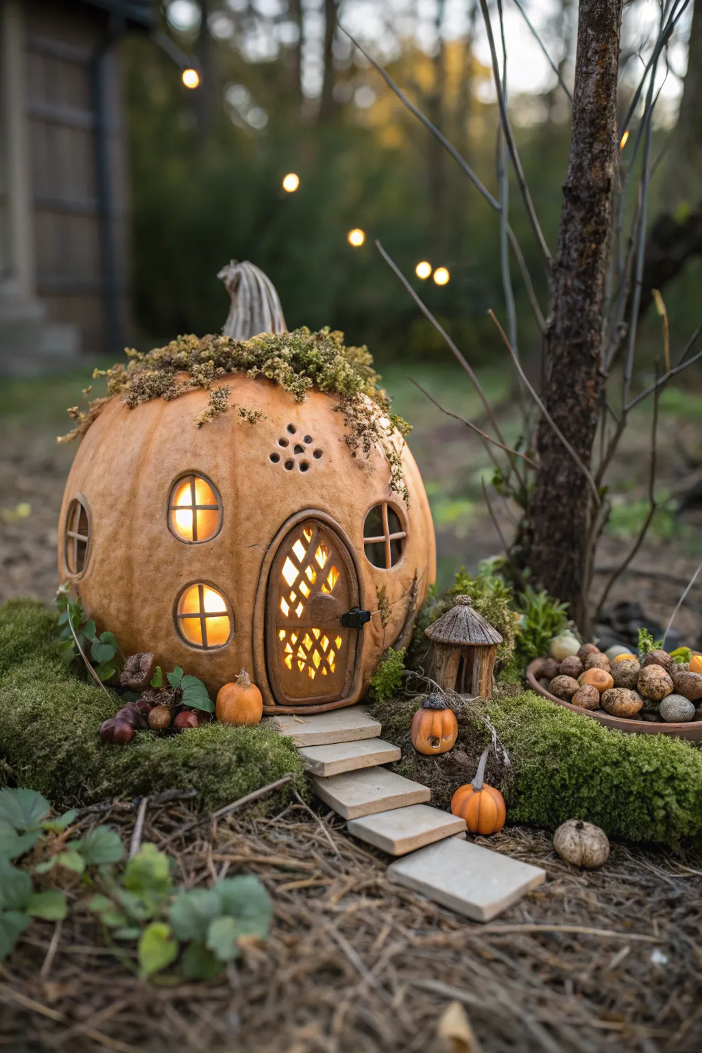 Creative Styles for Pumpkin Fairy Houses