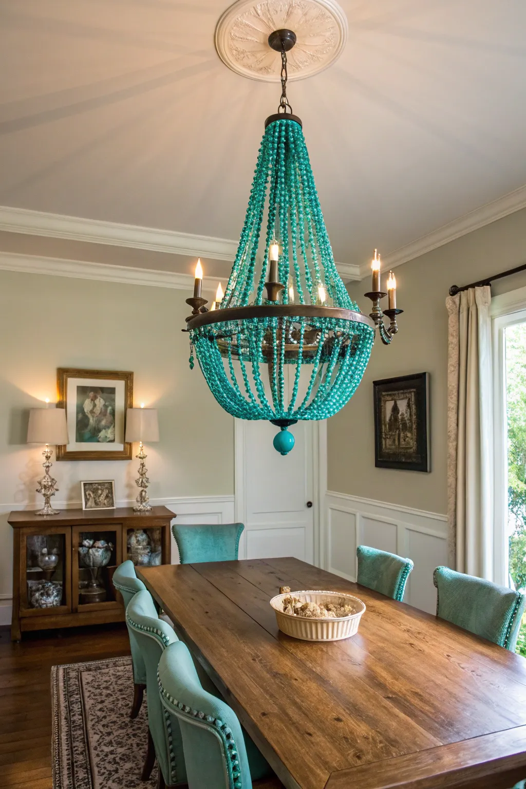 Dining Rooms That Show Off Teal in Style