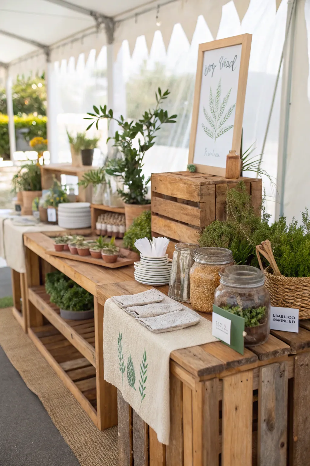 Modern Concepts for Vendor Table Displays