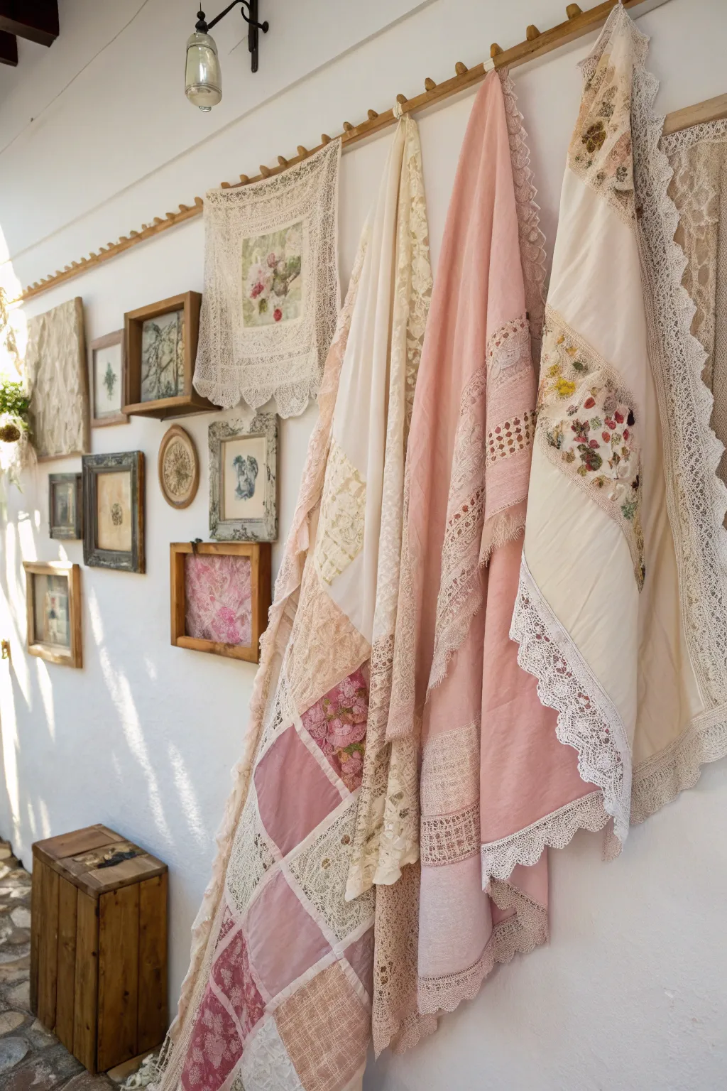 Artistic Fabric Collage Pieces for Every Space