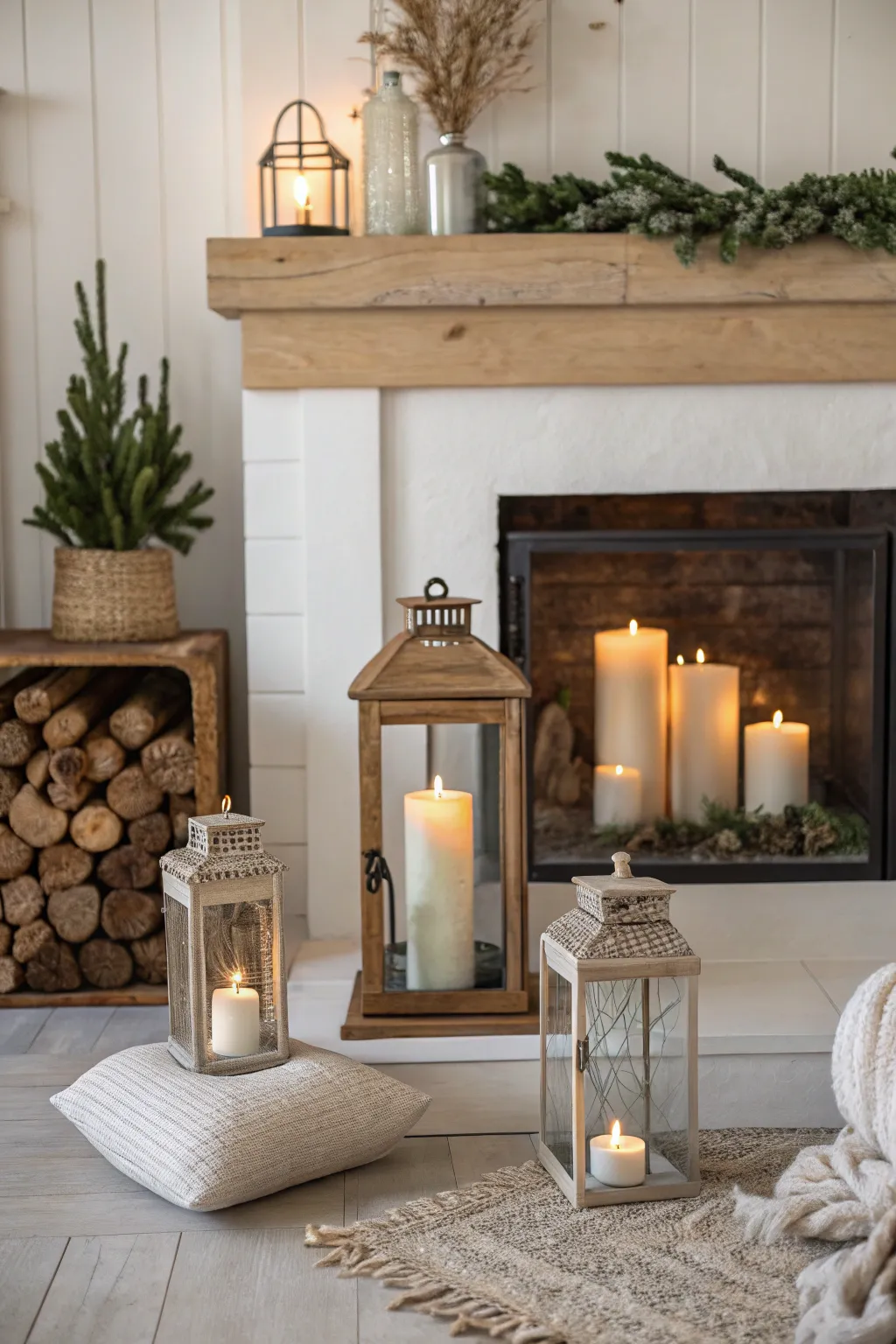How to Arrange Candles for a Striking Fireplace Look