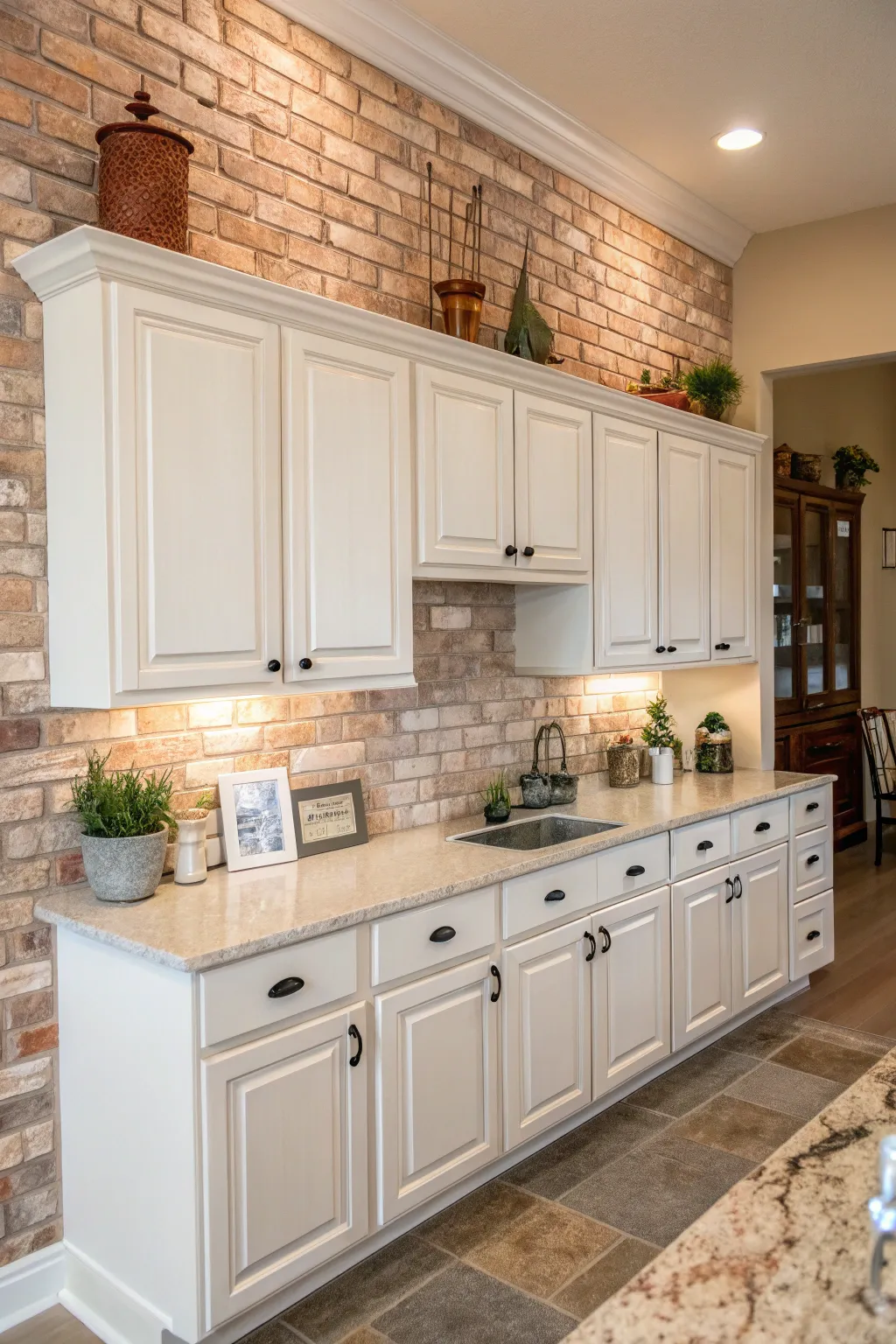 Stylish Backsplashes to Complement White Cabinets