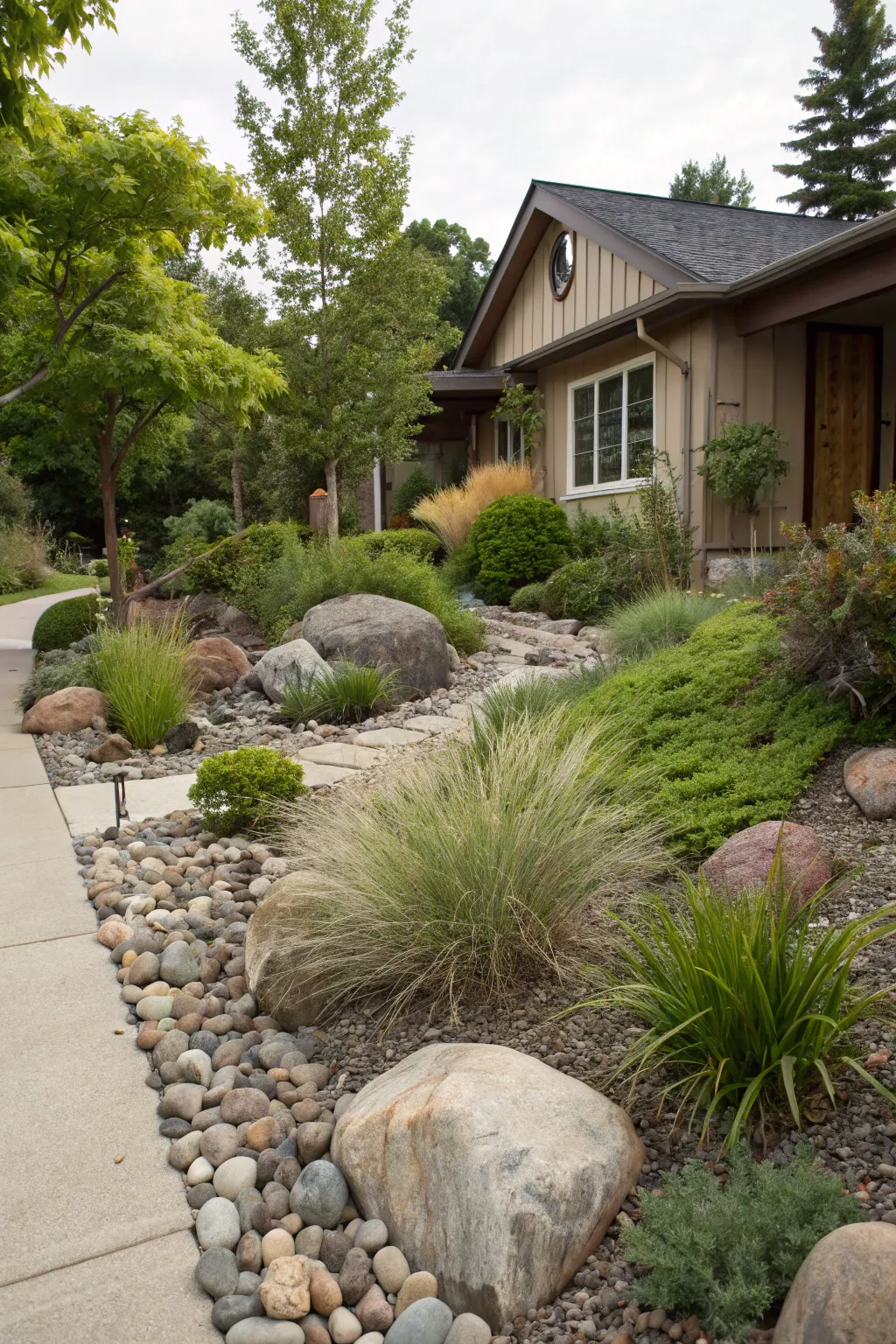 Minimalist Front Landscaping for Urban Curb Appeal