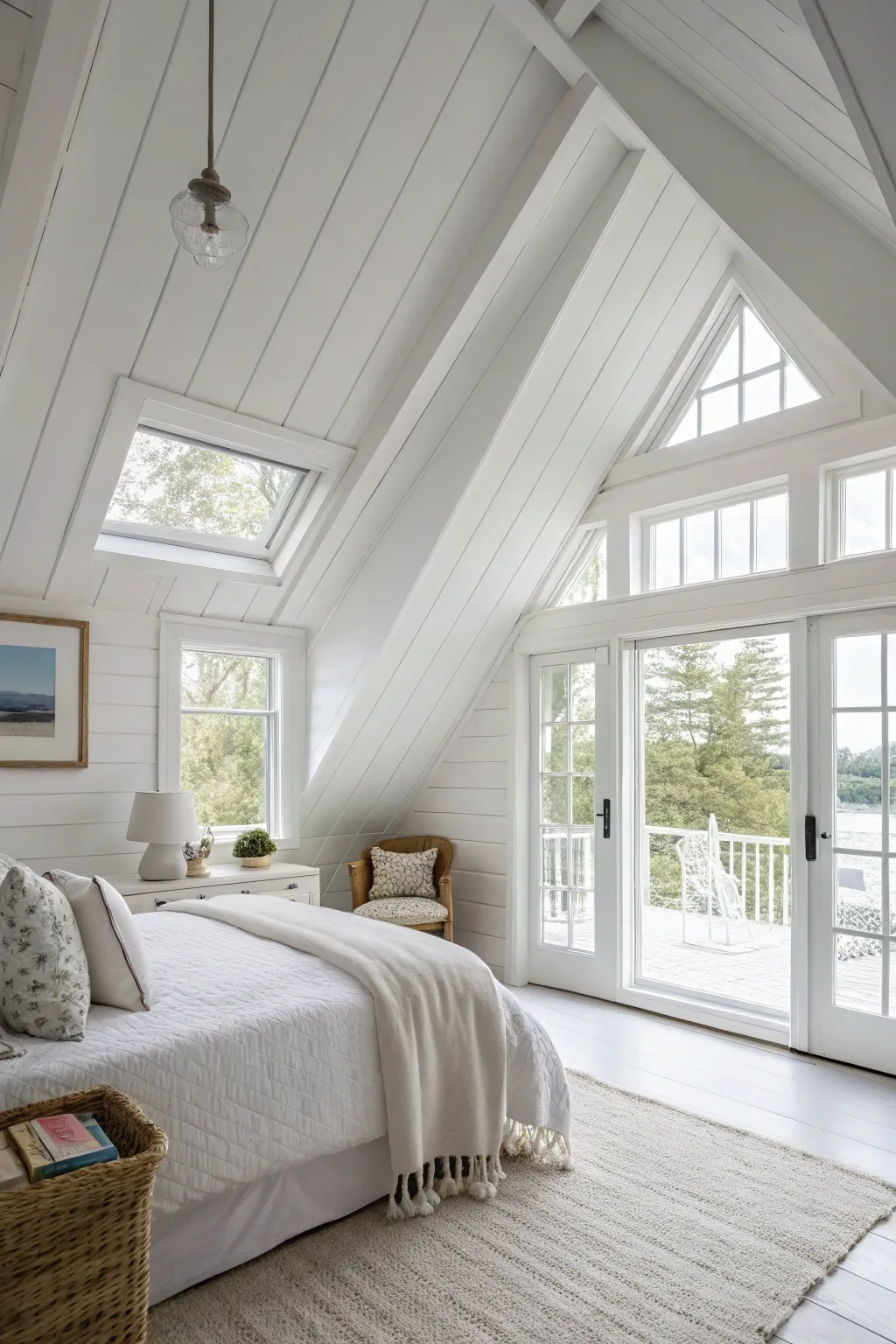 How to Choose Paint for a Slanted Ceiling Bedroom