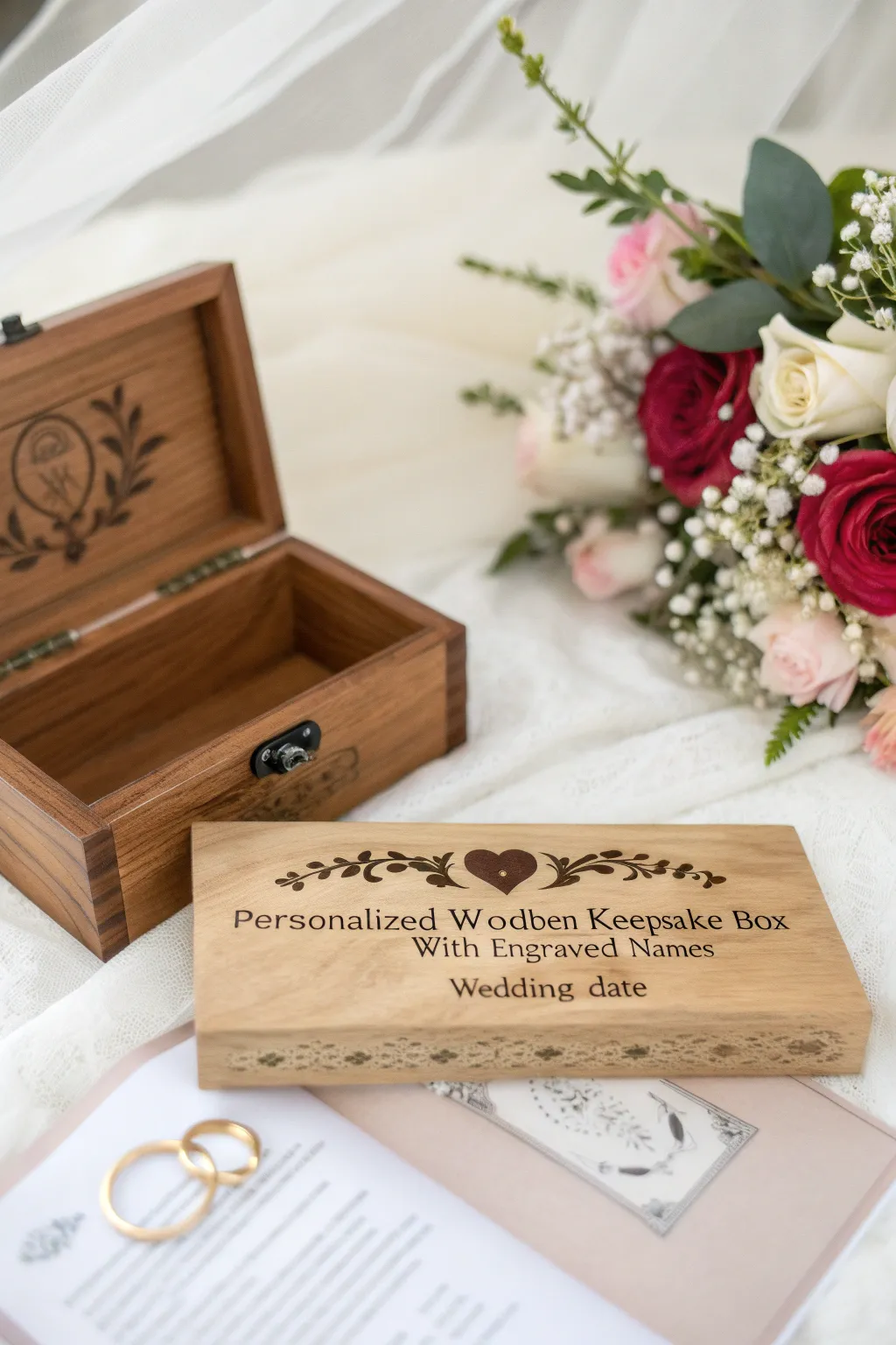 Exquisite Carved Wooden Wedding Gifts