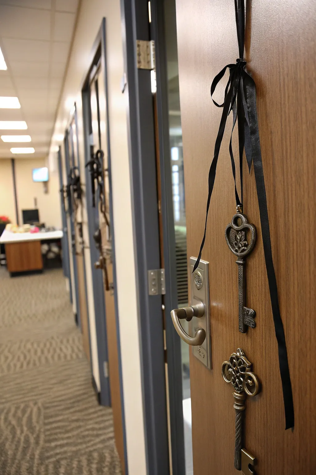 Clever Ways to Style Office Doorways for Halloween