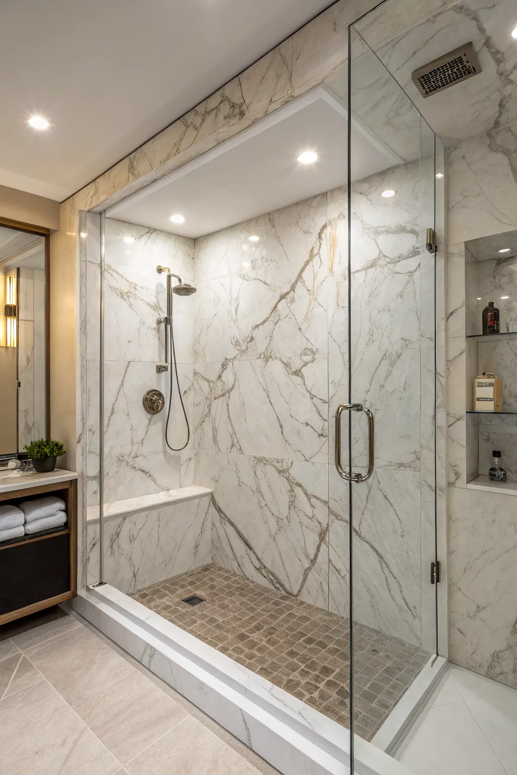Fresh Marble Ideas for Your Shower Upgrade