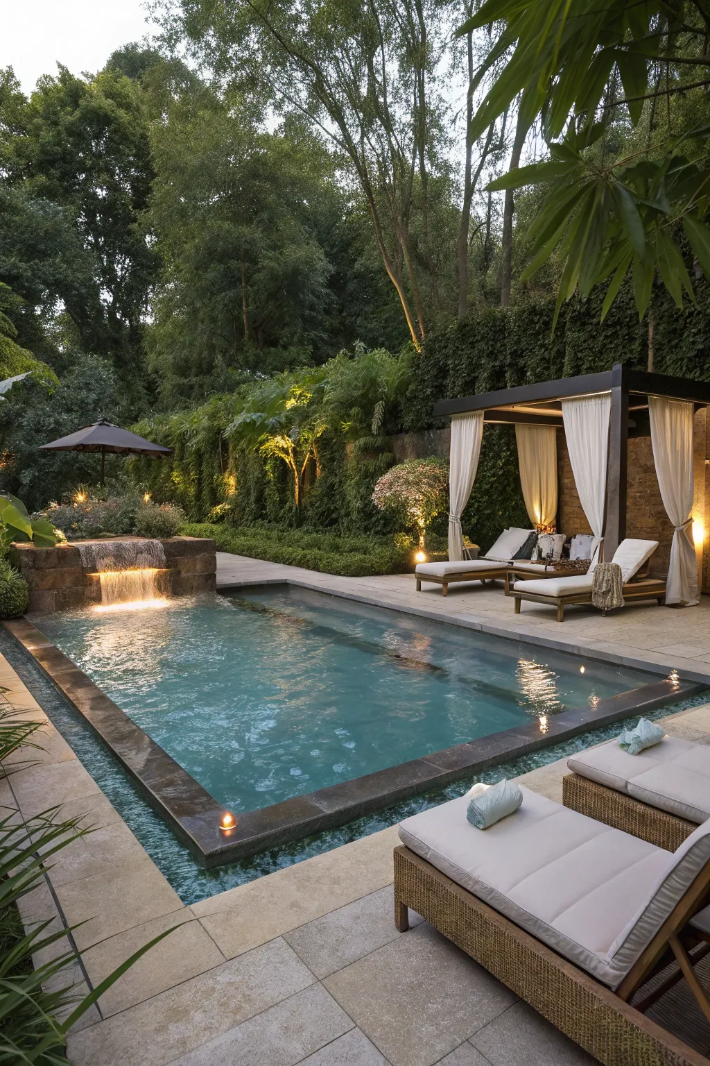 Fresh Ideas for Modern Rectangle Poolscapes