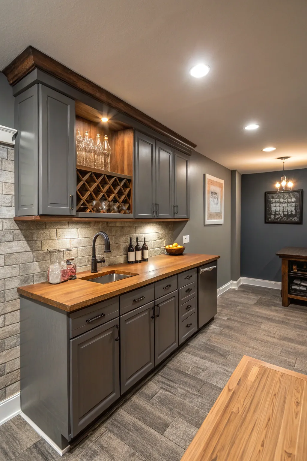 Chic Styles for Basement Kitchenettes