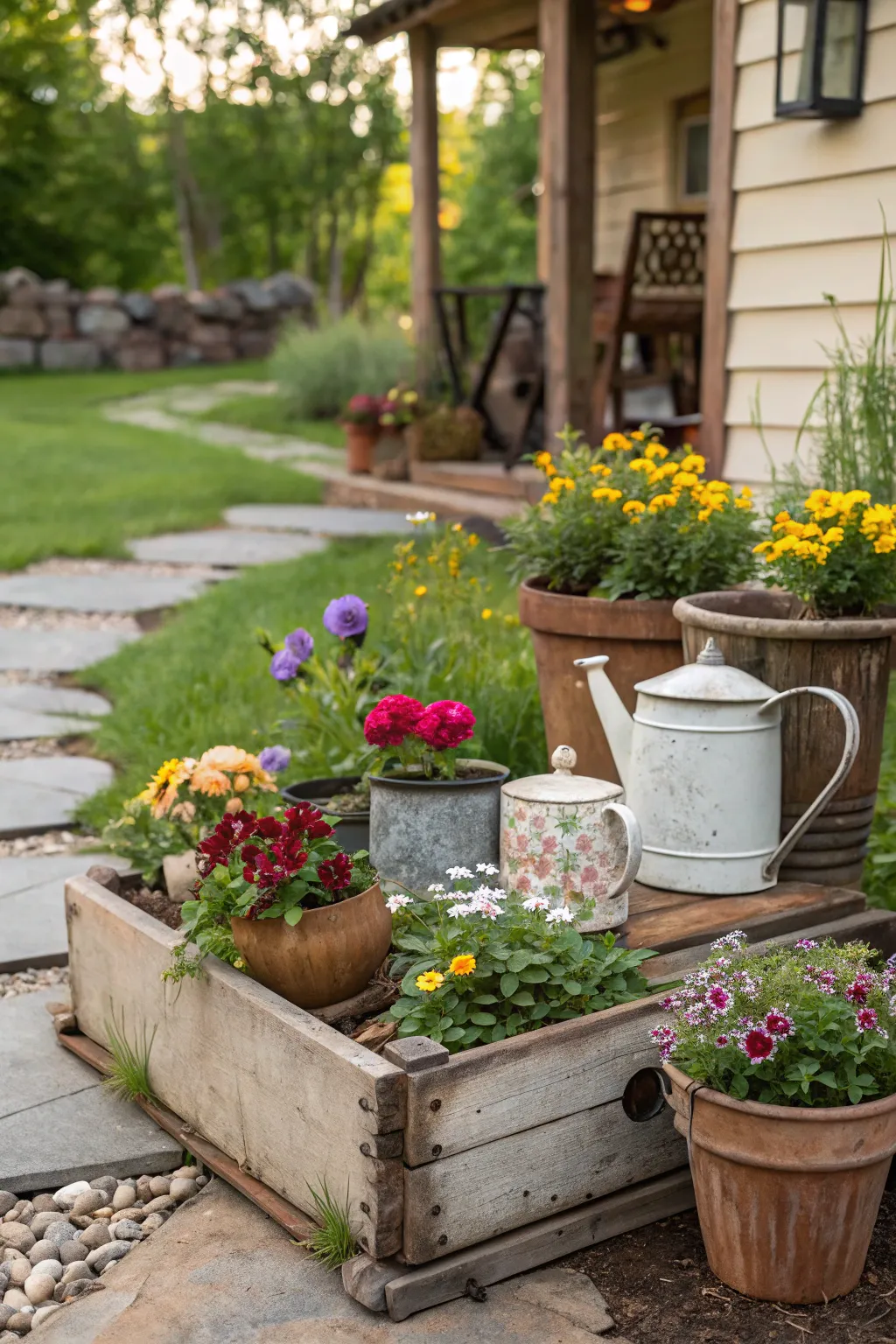 Stylish Designs for Small Flowerbeds