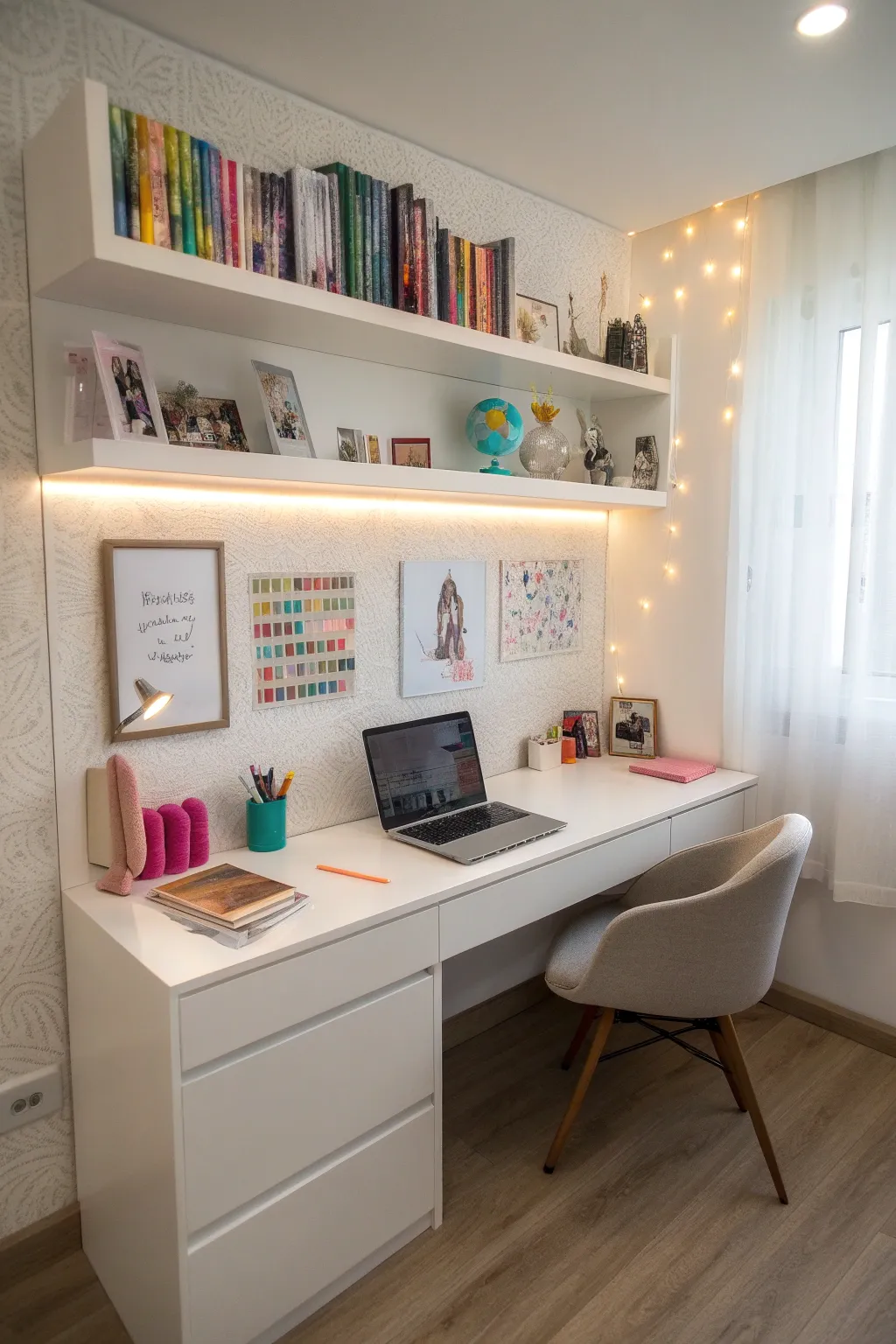 Stylish Bedroom Wall Designs for Girls