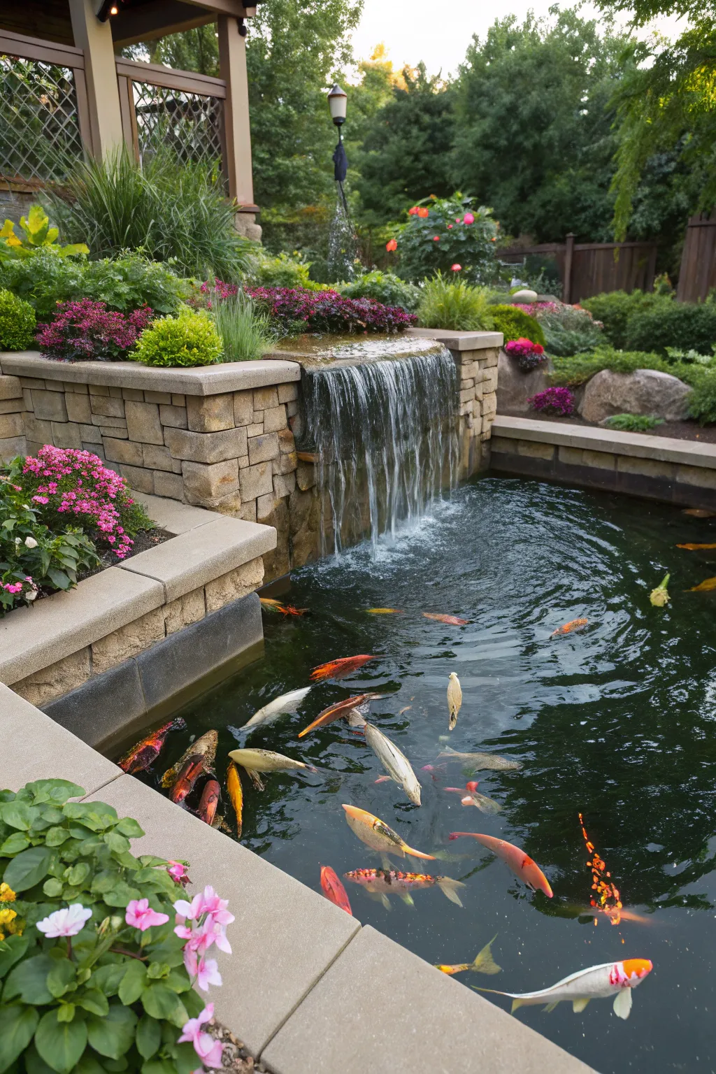 Modern Garden Projects: Raised Ponds for Koi