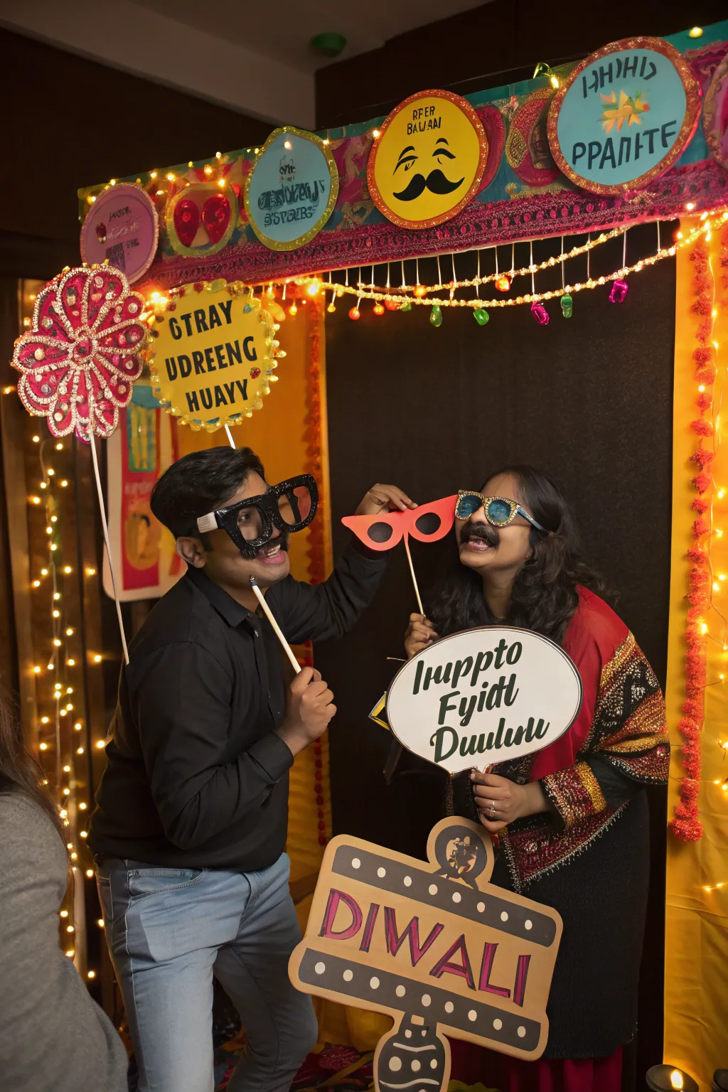 Showcase Stunning Photos from Diwali Booths