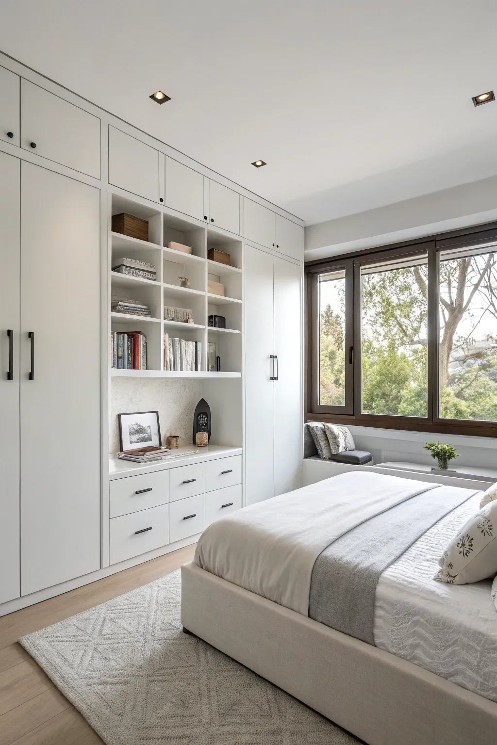 Sophisticated Bedroom Designs in Modern White